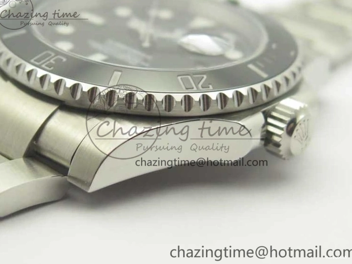 116610 And Best Edition Bracelet Case Submariner 904L SA3135 LN Ceramic Black 1:1 SS DJF 0424